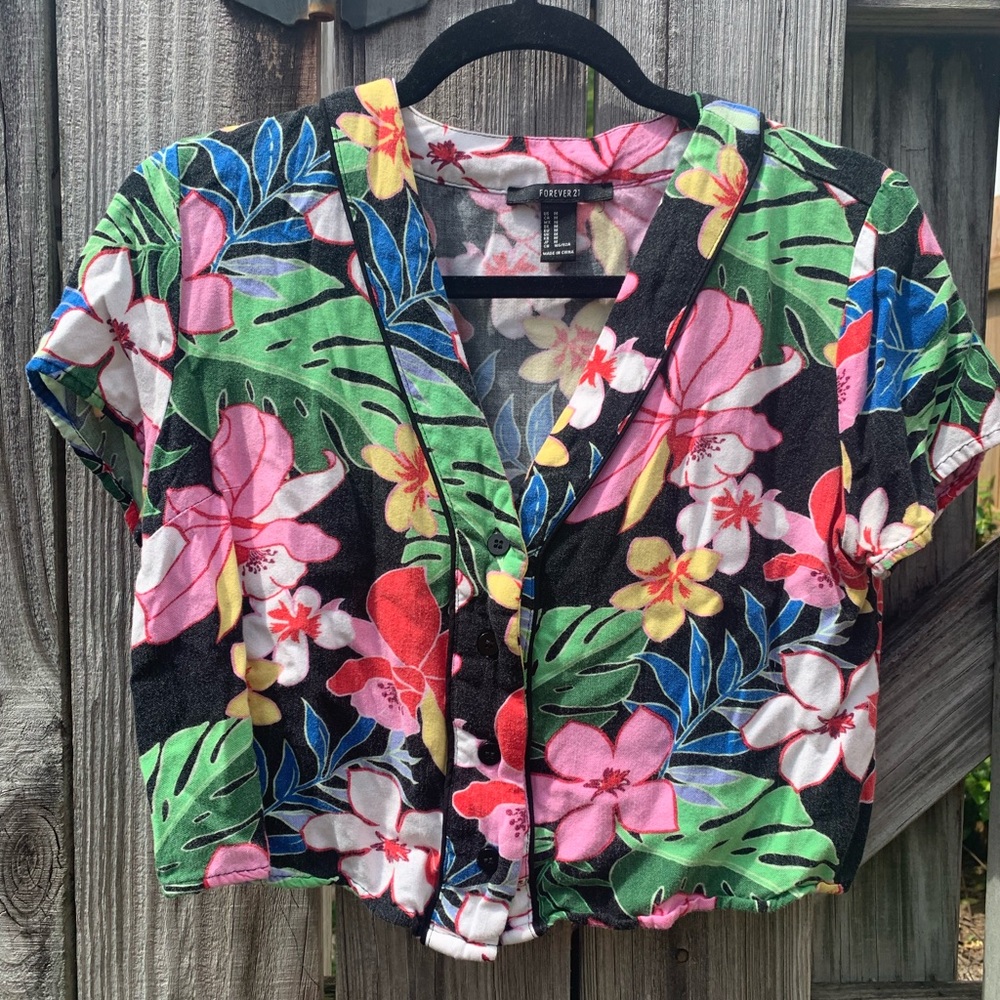 Floral Crop Top